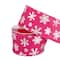 2.5" x 30ft. Hot Pink & Silver Snowflakes Wired Ribbon by Celebrate It®